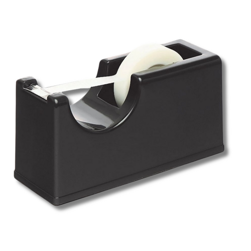 Marbig SMALL Sturdy Desk Top Tape Dispenser For 33m Rolls 8702002 - Black